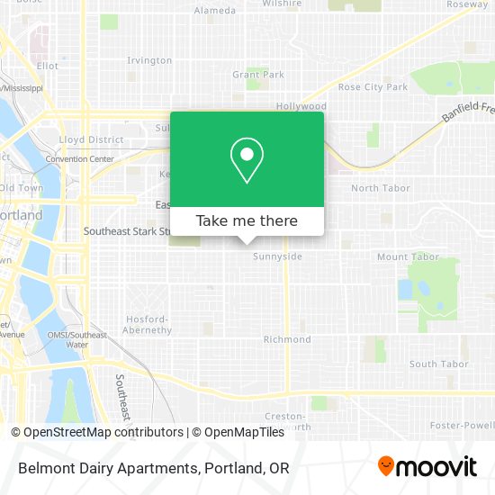Belmont Dairy Apartments map