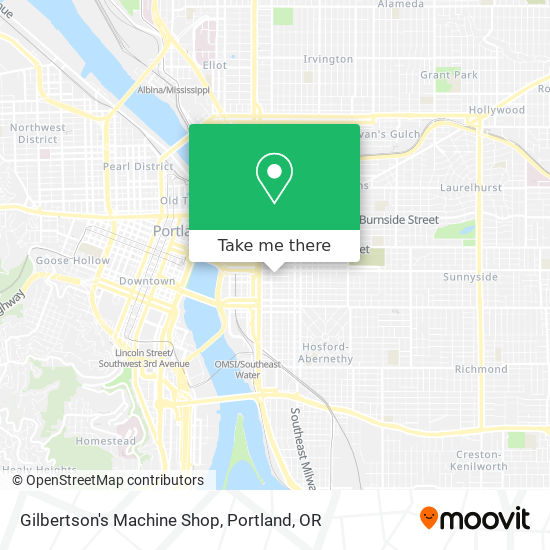 Mapa de Gilbertson's Machine Shop