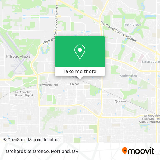 Orchards at Orenco map