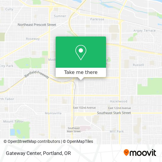 Gateway Center map