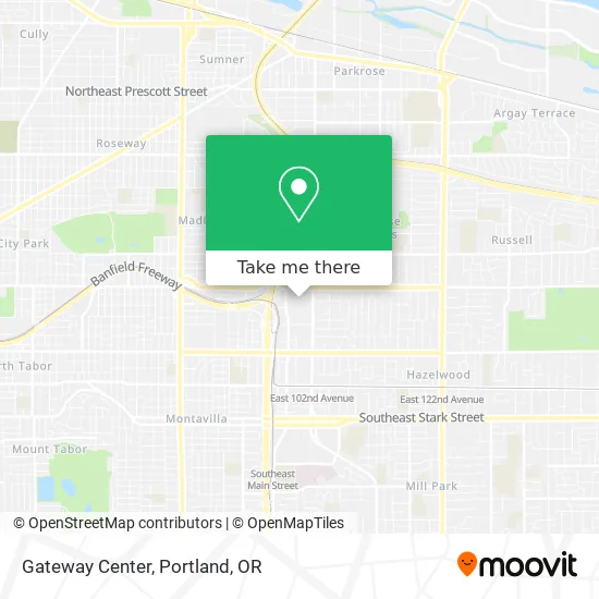 Gateway Center map