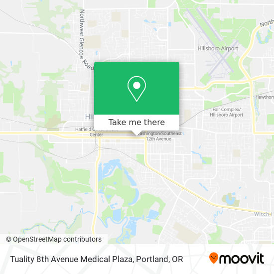 Tuality 8th Avenue Medical Plaza map