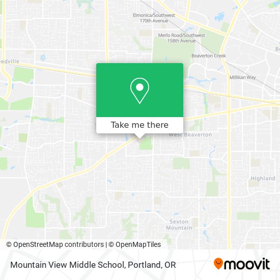 Mountain View Middle School map