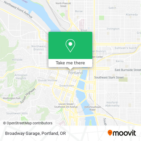 Broadway Garage map