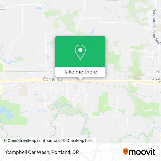 Mapa de Campbell Car Wash