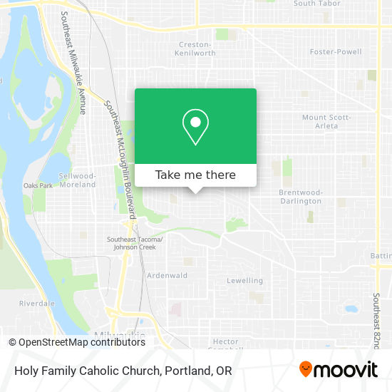 Holy Family Caholic Church map