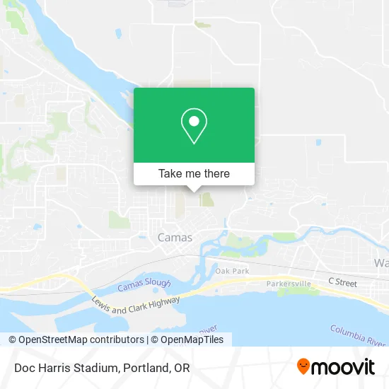 Doc Harris Stadium map