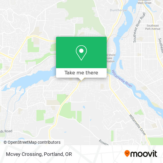 Mcvey Crossing map