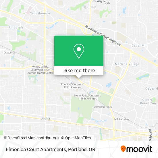 Mapa de Elmonica Court Apartments