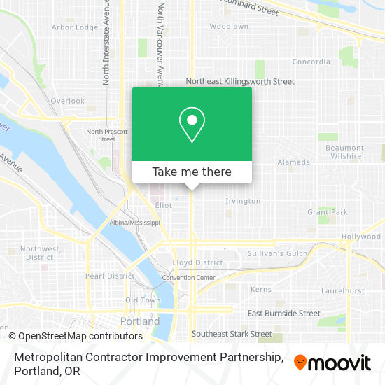 Mapa de Metropolitan Contractor Improvement Partnership