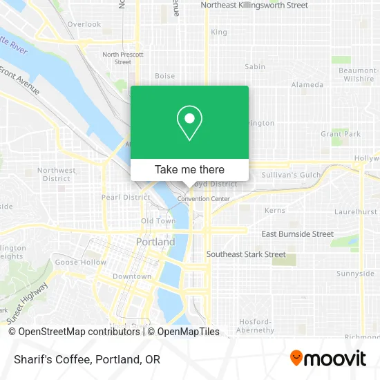 Sharif's Coffee map