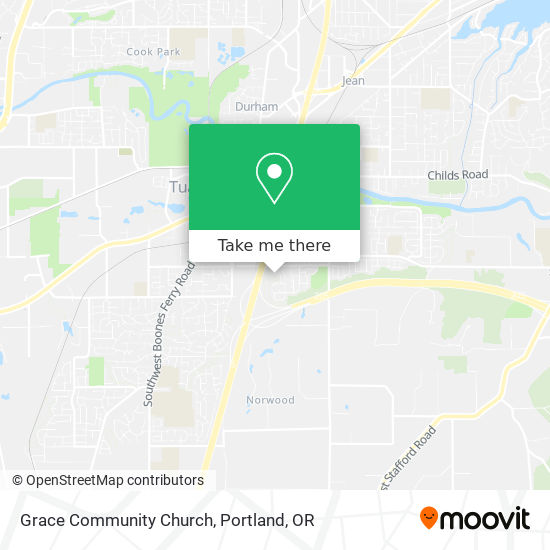 Mapa de Grace Community Church