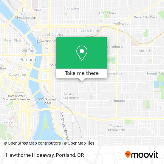 Mapa de Hawthorne Hideaway