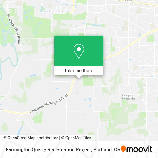Farmington Quarry Reclamation Project map