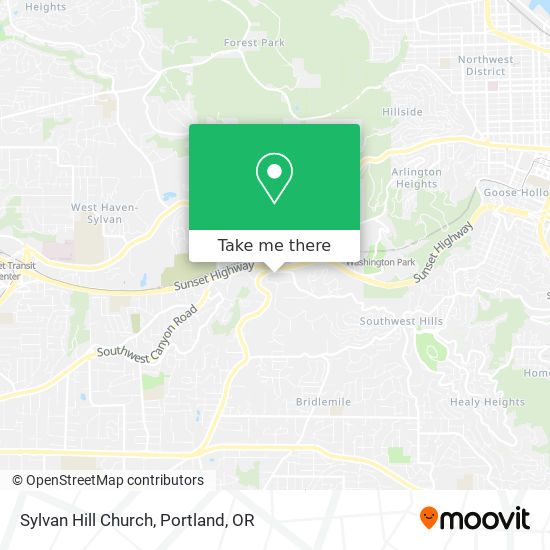 Mapa de Sylvan Hill Church