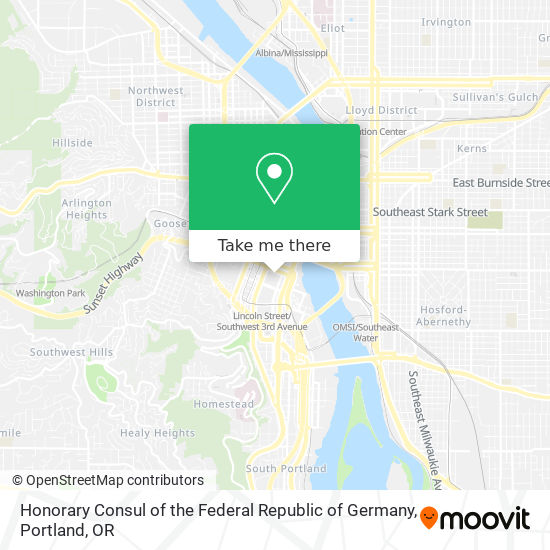 Honorary Consul of the Federal Republic of Germany map