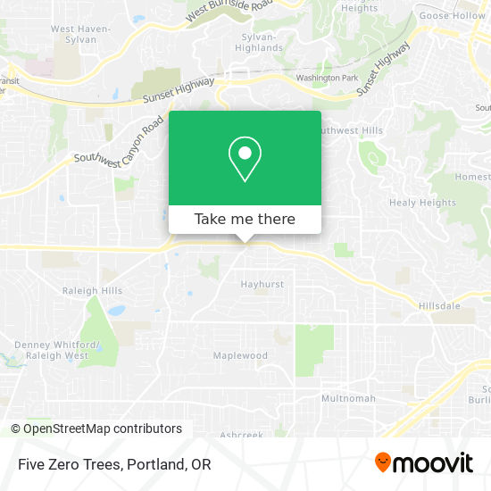 Mapa de Five Zero Trees