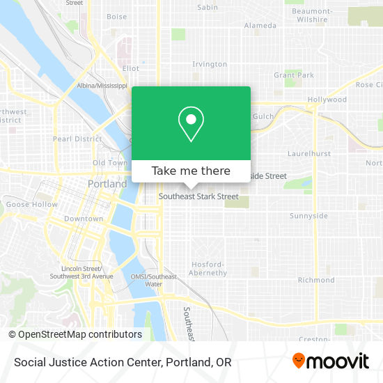 Mapa de Social Justice Action Center