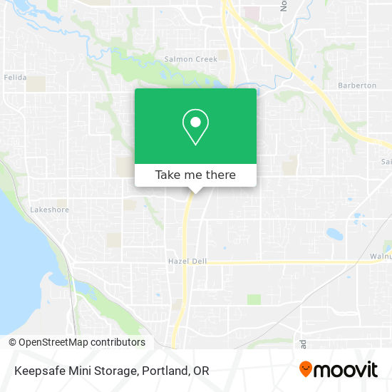 Keepsafe Mini Storage map