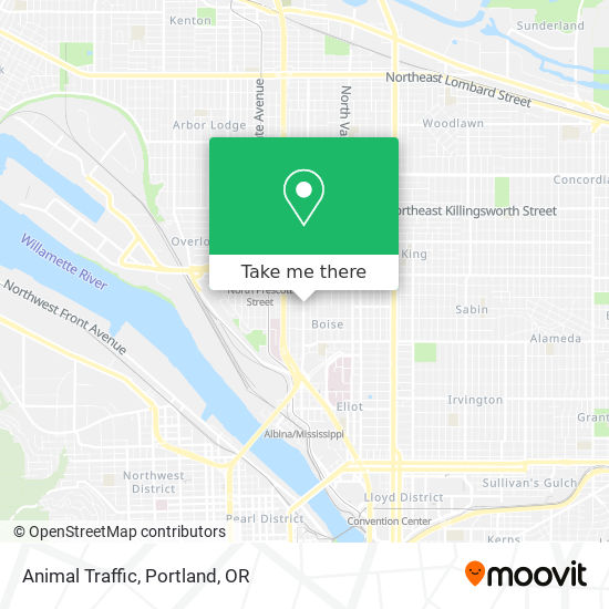 Animal Traffic map