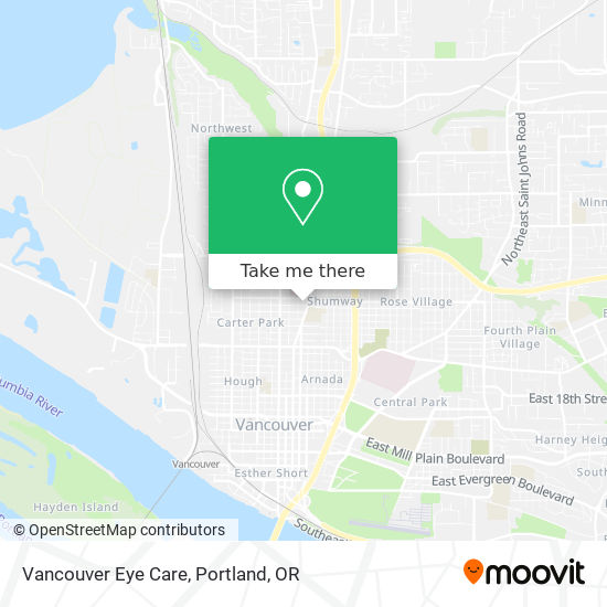Mapa de Vancouver Eye Care