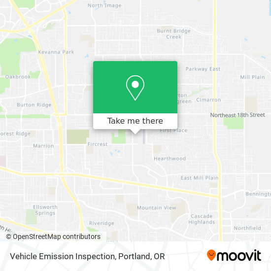 Mapa de Vehicle Emission Inspection