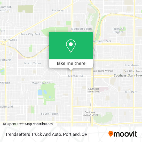 Mapa de Trendsetters Truck And Auto