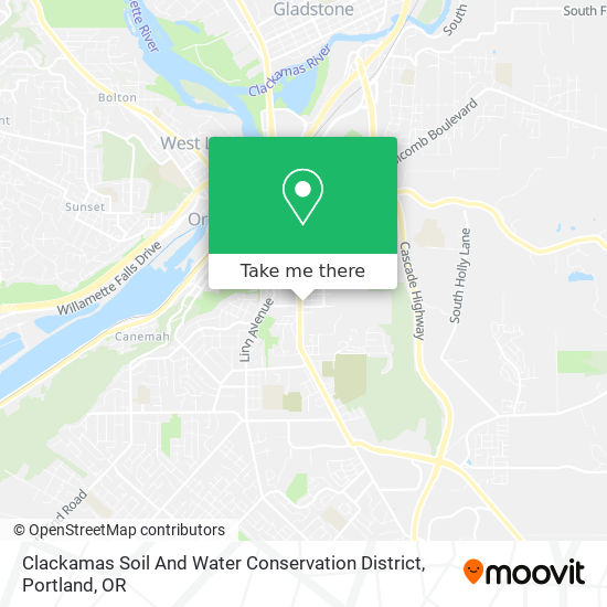 Clackamas Soil And Water Conservation District map