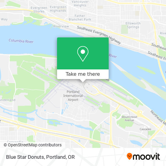 Blue Star Donuts map