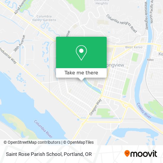 Mapa de Saint Rose Parish School