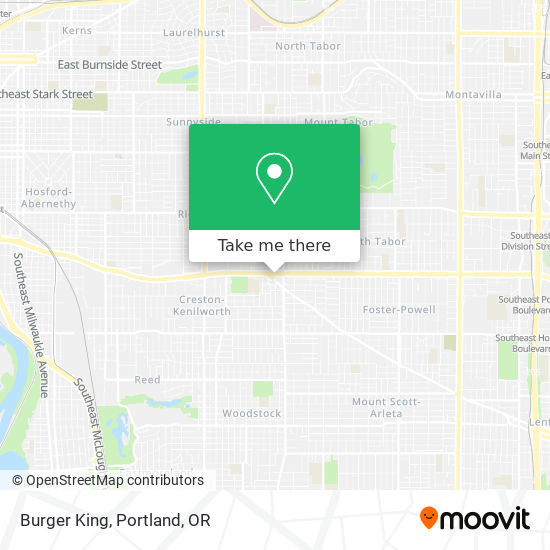 Burger King map