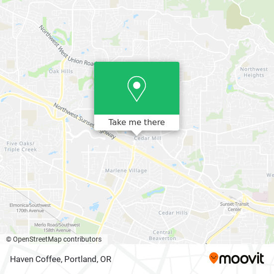 Mapa de Haven Coffee