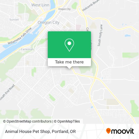 Mapa de Animal House Pet Shop