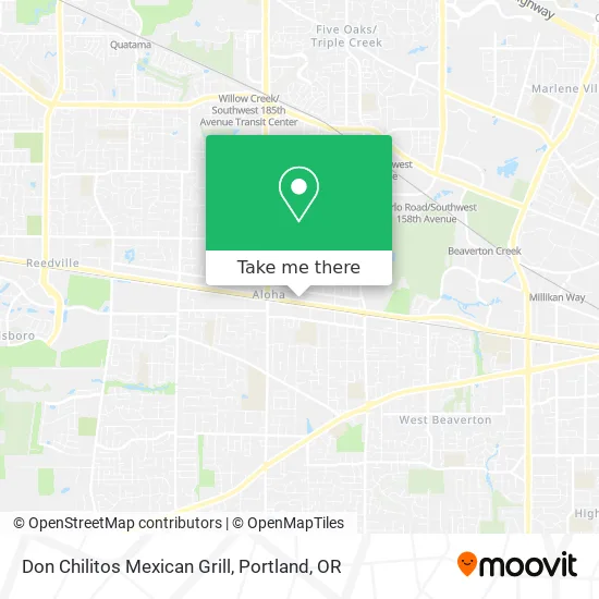 Don Chilitos Mexican Grill map