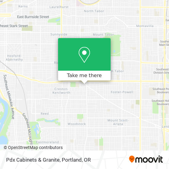 Pdx Cabinets & Granite map