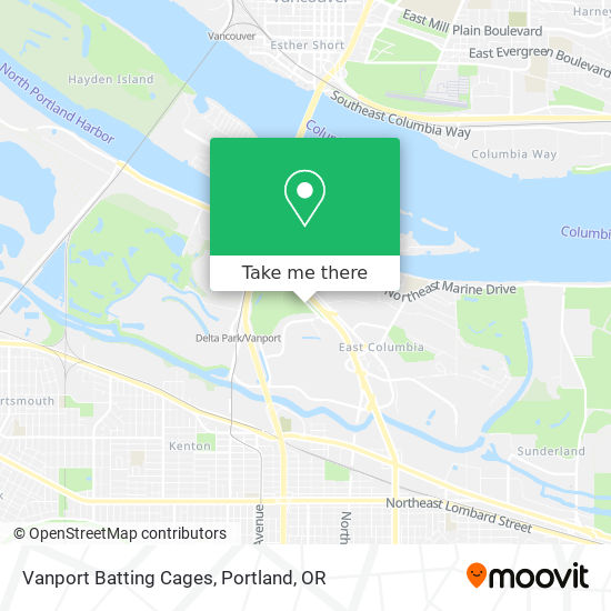 Vanport Batting Cages map