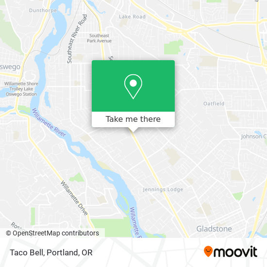 Taco Bell map