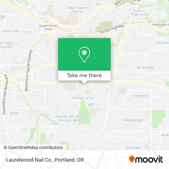 Laurelwood Nail Co. map