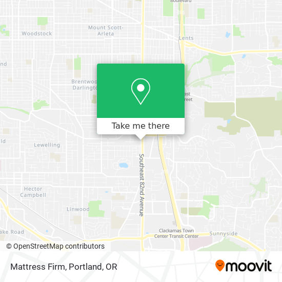 Mattress Firm map