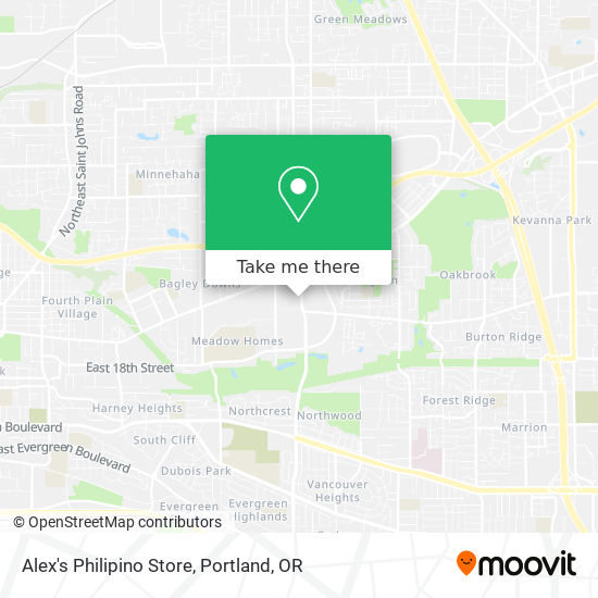 Alex's Philipino Store map