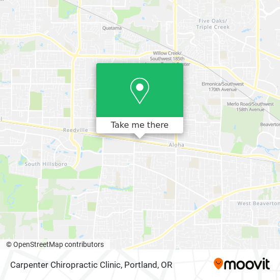 Carpenter Chiropractic Clinic map