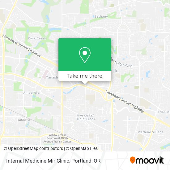 Mapa de Internal Medicine Mir Clinic