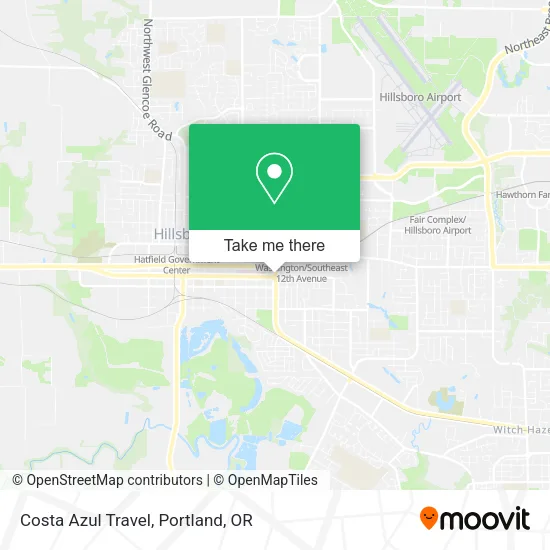 Costa Azul Travel map