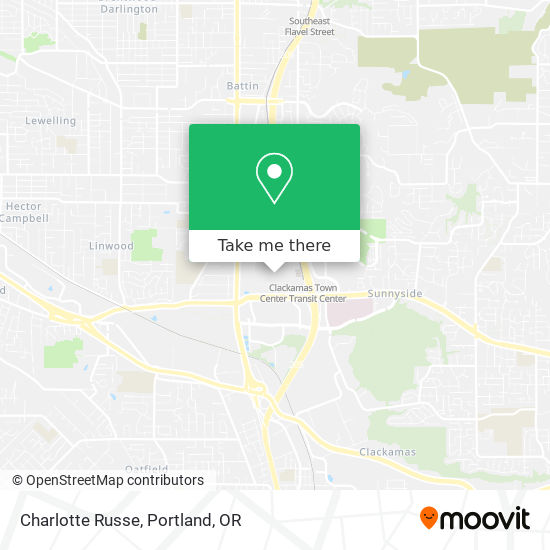 Mapa de Charlotte Russe