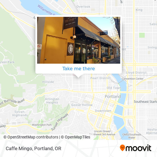 Caffe Mingo map