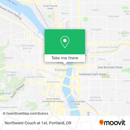 Mapa de Northwest Couch at 1st