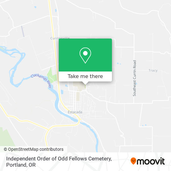 Mapa de Independent Order of Odd Fellows Cemetery