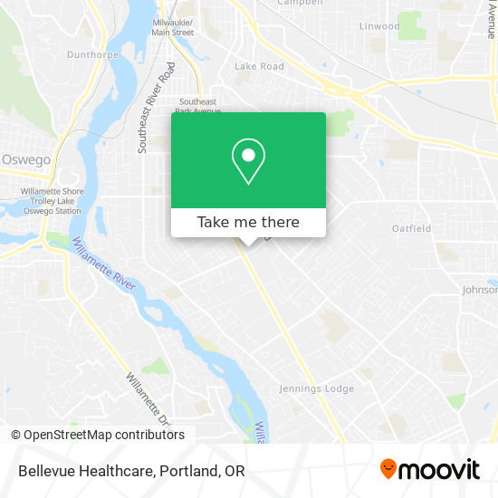 Mapa de Bellevue Healthcare