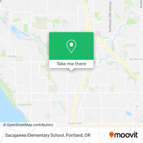 Mapa de Sacajawea Elementary School