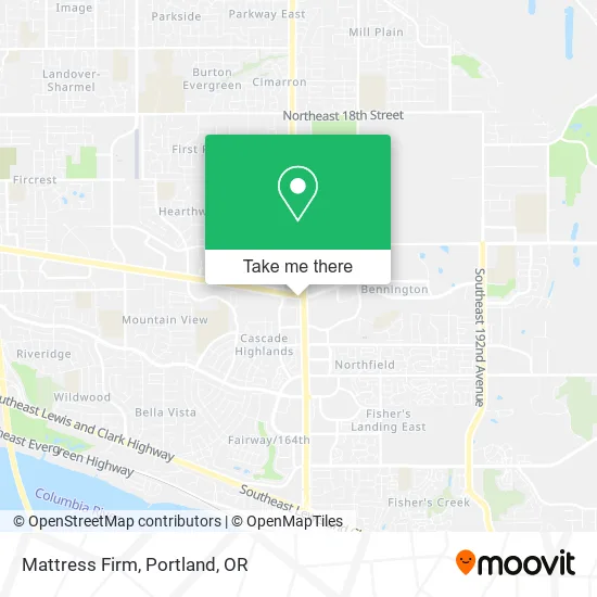 Mattress Firm map